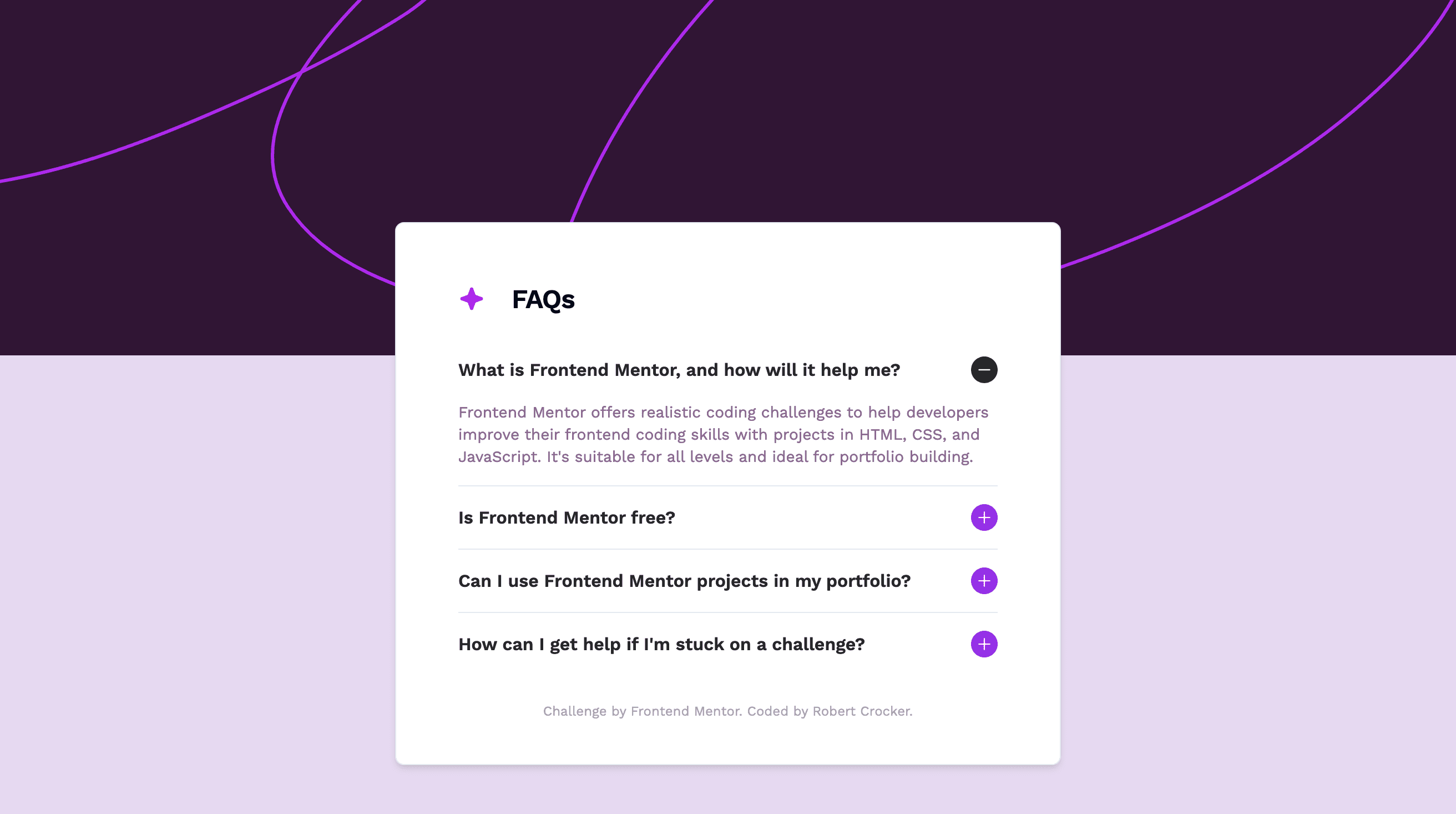 FAQ Accordion