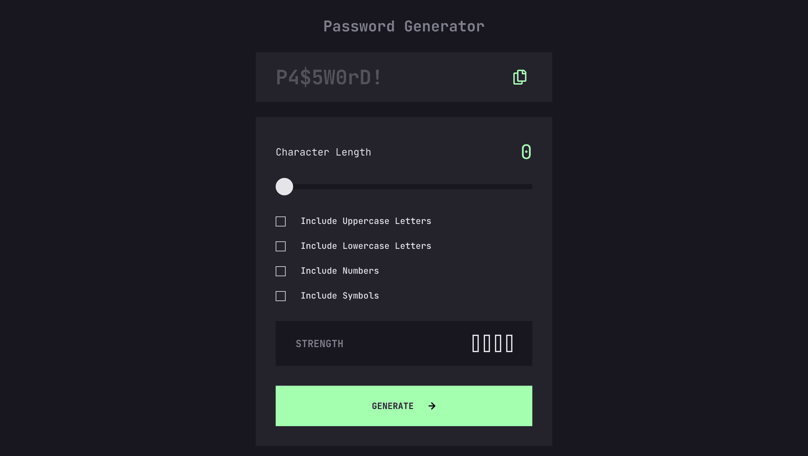 Password Generator App